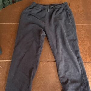 REI Men's Black Fleece Pants - MEDIUM - Comfortable Warm Layer